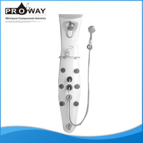 Ajustable de nuevo chorros utilizado para ducha 150 x 30 cm columna de ducha
