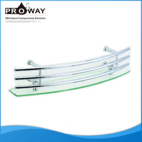 Alta calidad ABS 250 x 47 mm accesorios de la ducha calentador de toallas