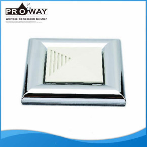 Ducha baño cuadrado ventilación ABS cubierta del ventilador
