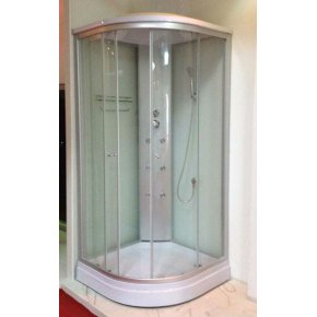 Lado derecho masaje sala de vapor ducha