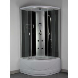 900 x 900 x 2150 mm satén de plata de aluminio Popular aseo