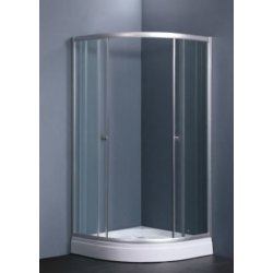 1000 x 1000 x 1950 mm satén de plata de aluminio barato ducha