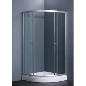 1000 x 1000 x 1950 mm satén de plata de aluminio barato ducha