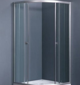1000 x 1000 x 1950 mm satén de plata de aluminio barato ducha