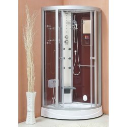 950 x 950 x 2150 mm Red Back Panel cabina de ducha con ducha
