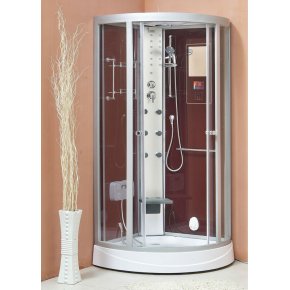 950 x 950 x 2150 mm Red Back Panel cabina de ducha con ducha