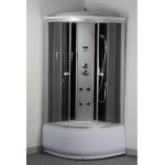 Satén de plata de aluminio ducha