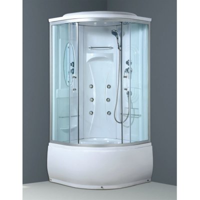 8029 5 mm templado transparente de porcelana de vidrio cabina de ducha