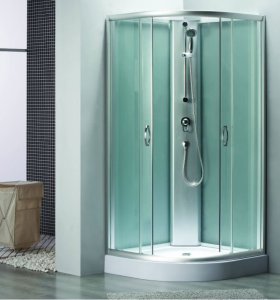 900 x 900 x 2000 mm blanco pintado volver cabina de ducha de vidrio accesorios