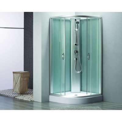900 x 900 x 2000 mm blanco pintado volver cabina de ducha de vidrio accesorios