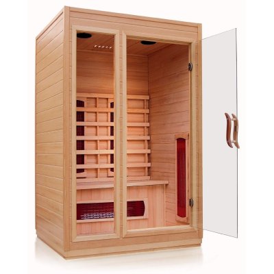 Sn-10 1000 x 950 x 1900 mm infrarrojo lejano Sauna sala de uso de la familia