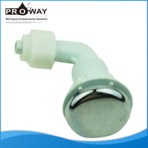 Aj-012 ABC cromado bañera accesorios 8 mm de la manguera de aire de chorro de aire