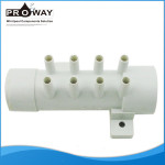 Am-0011 1 " 8 x 8 mm bañera piezas de burbujas colector
