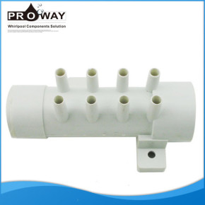 Am-0011 1 " 8 x 8 mm bañera piezas de burbujas colector