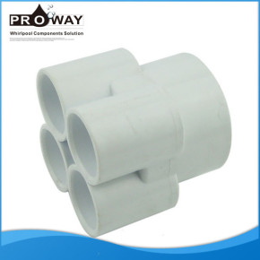 Pvc cuerpo 1 " x4-1 / 2 " bañera piezas de bañera de hidromasaje colector de admisión