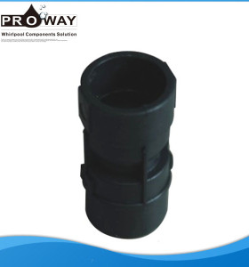 Negro PVC para bañera SPA o de plástico de la válvula