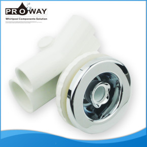 D78mm blanco PVC bañera de hidromasaje de partes de chorro