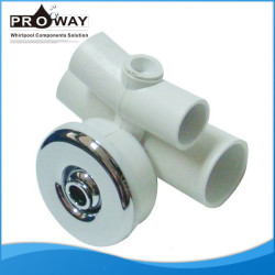 Wj-0006 blanco PVC cuerpo métrica Whirlpool tablero de chorro de agua