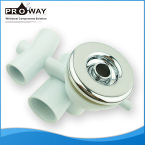 Abs cromado D65.5mm cubierta de plástico boquilla para botellas