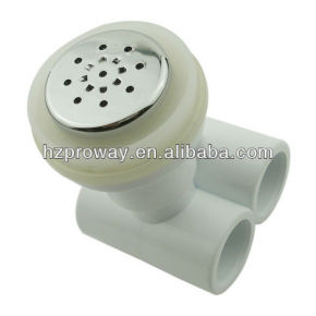 Abs cubierta y de cobre amarillo medio partes de las piezas del baño de agua de la boquilla