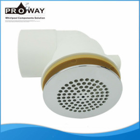 Bañera de retorno de agua ABS cubierta de 1.5 pulgadas piscina de hidromasaje de succión