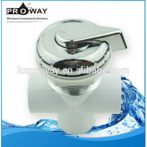 Va-002 PVC bañera piezas de botón de la válvula de agua