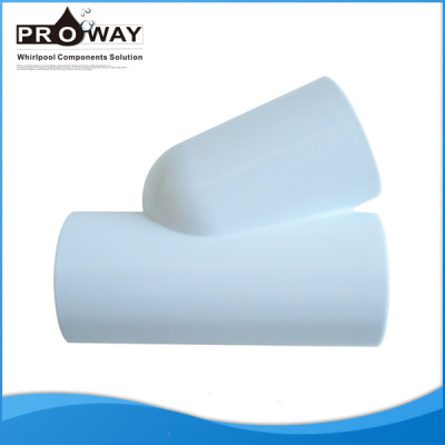 32 mm de la bañera tubería de PVC blanco de ajuste de la curva cerrada
