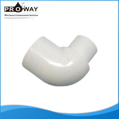 Blanco 20 mm de suministro de China PVC codo