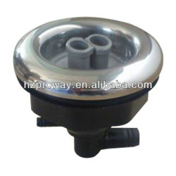 M5006s cubierta de acero inoxidable 5 " dobles rotación SPA Jet