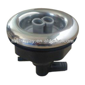 M5006s cubierta de acero inoxidable 5 " dobles rotación SPA Jet