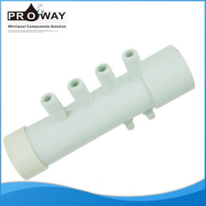 Am-009 1 " x 3/8 $number " sistema de aire distribuidor de corriente para automóvil de burbujas colector