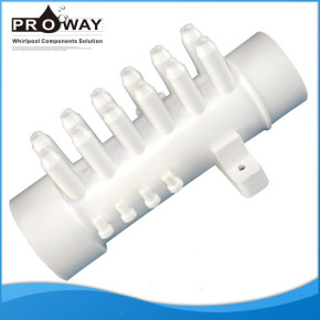 Mf2907b 1 " Sx3 / 8 " SBx12Port SPA piezas de 3/8 " conector colector de aire