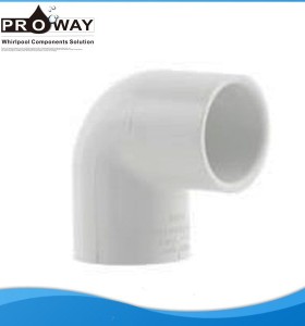 Para SPA de agua de la fuente codo Irresistible precio 90 Degree PVC Pipe Fitting
