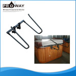 Zn chapado en tubo de acero pintado 60 KG exterior SPA cubierta del alzador