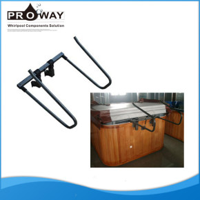 Zn chapado en tubo de acero pintado 60 KG exterior SPA cubierta del alzador