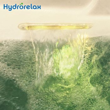 With Led Light Spa Led Light Plastic Waterfall