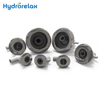 Bathtub Massage PVC body Stainless Steel Cover Wave Rotational Spa Jet Spa Nozzle