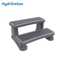 Outdoor Grey Spa Hot Tub Steps DC018 for Swimming Pool Hot Tub and Spa Custom Spa Stairs