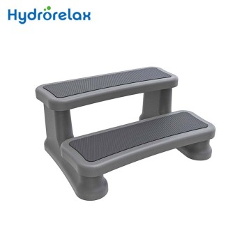 Outdoor Grey Spa Hot Tub Steps DC018 for Swimming Pool Hot Tub and Spa Custom Spa Stairs