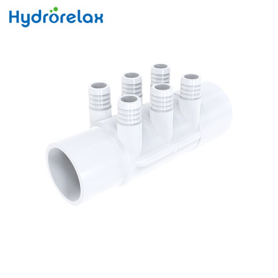 Wholesale Spa Water Manifolds Pvc Fittings for Swimming Pool、Hot Tub and Spa Custom Whirlpool Bath Manifold