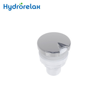 Whirlpool Air Control Push Button AR-01B for Bathtub、Spa and Hot Tub ABS chrome Air Push Switch
