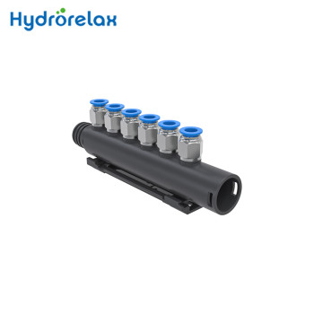 Wholesale 6 Outlet 10mm Whirlpool Bathtub Air Manifold AM-005 for Bathtub、Spa and Hot Tub Jet Manifold