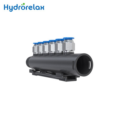 Wholesale 6 Outlet 10mm Whirlpool Bathtub Air Manifold AM-005 for Bathtub、Spa and Hot Tub Jet Manifold