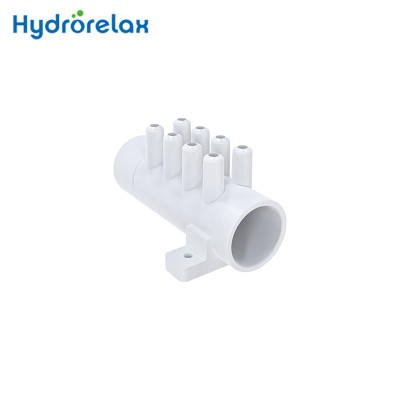 Custom Hot Tub Jet Manifold 8 Port AM-168 for Spa、Bathtub and Hot Tub Manifold Fittings
