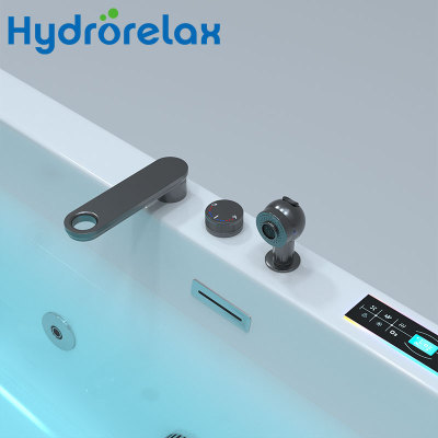 Modern Black Bath Tub Faucets LT-2202B for Bathtub and Hot Tub Faucet with Sprayer