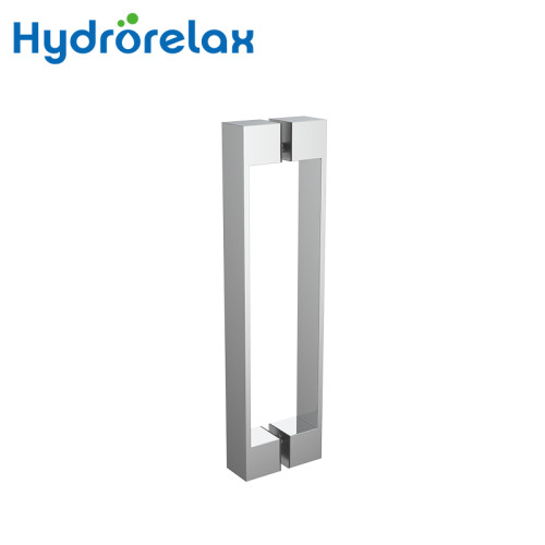 Wholesale Glass Shower Doors Zn Alloy Handles LS-818 for Bathroom and Shower Chrome Handles