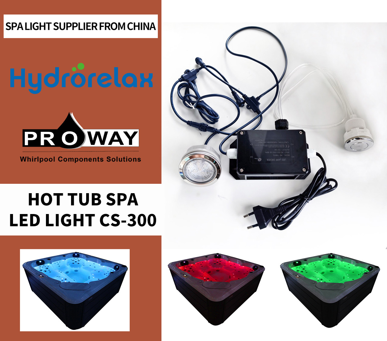 How to choose an underwater automatic color changing LED light