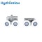 Hydrorelax Zn Alloy Shower Pulley Rollers for Shower Doors Wholesale Sliding Shower Door Rollers