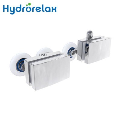Hydrorelax Zn Alloy Shower Pulley Rollers for Shower Doors Wholesale Sliding Shower Door Rollers