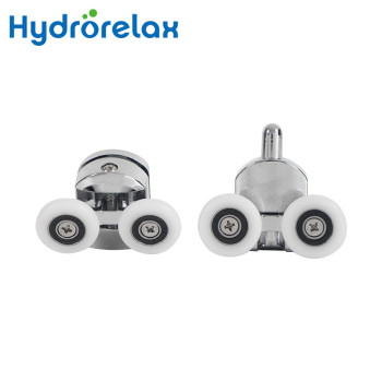 Hydrorelax Sliding Shower Glass Doors Rollers HL-613 for Bathroom Replacement Wheels for Sliding Shower Doors